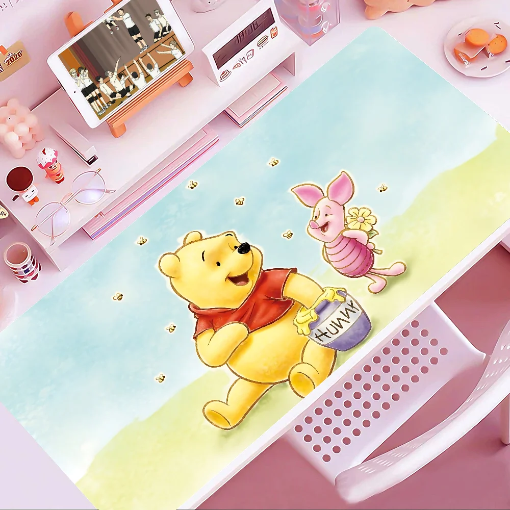 Cartoon W-Winnie The Pooh Mousepad New Arrivals Large Gaming Mousepad L XL XXL Gamer Mouse Pad Size For Keyboards Mat