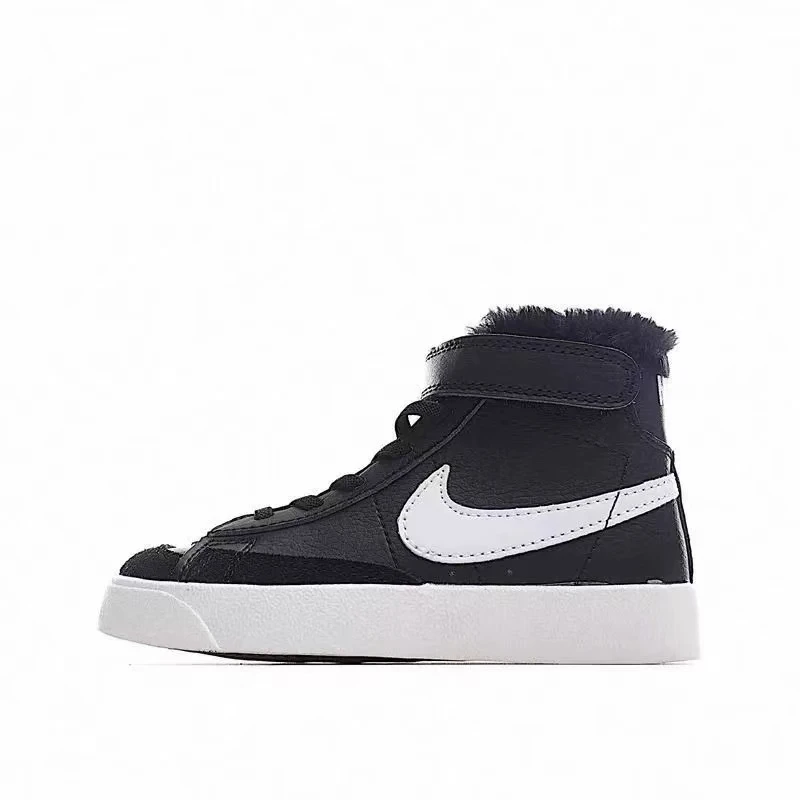 Nike Blazer 77 Boy and Girl High Top Pile Children's Shoes Kids Cotton-padded Shoes