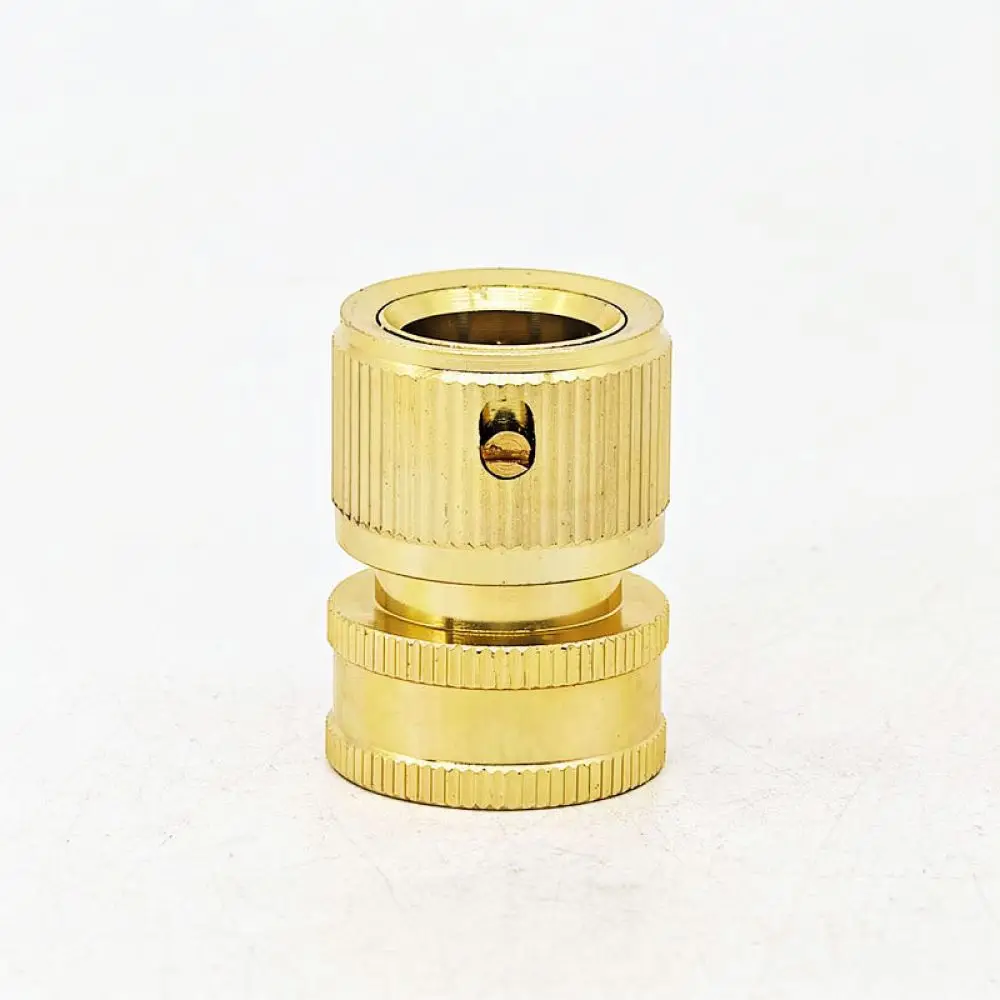 Copper Plated Aluminum Connector 3 4 Inch Female Thread Water Pipe Adapter Garden Irrigation Spray Applicator Fitting
