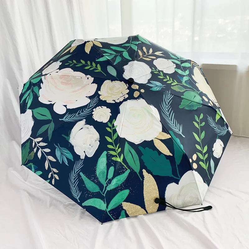 

Flower Umbrella For Women Anti Ultraviolet Rain&sun Beautiful Full-automatic Umbrella Ombrelli Da Pioggia