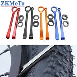 Universal Tire Lever Wrench Tool, Alumínio, KTM, Husqvarna, Husaberg, Honda, Suzuki, Kawasaki, Yamaha, Beta, 32mm, 27mm, 22mm, 13mm, 12mm, 10 milímetros