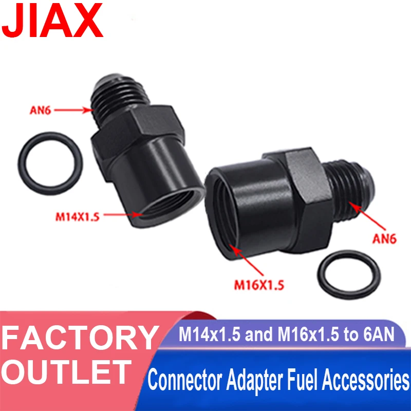 

M14/16 x 1,5 Внутренняя резьба до 6AN Внешняя резьба Разъем Адаптер Топливные аксессуары