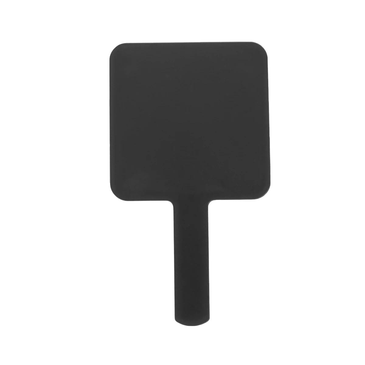 Ręczne lusterko do makijażu 90x160mm czarne przenośne lusterko kompaktowe z przezroczystą powierzchnią idealny prezent dla kobiet