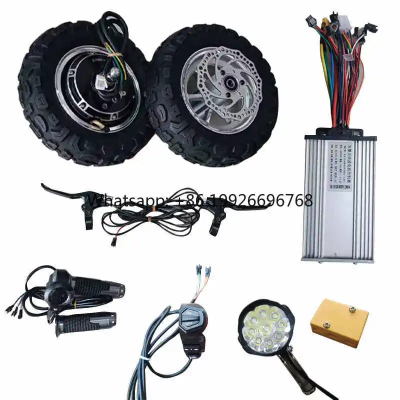 

Эффективный 11-дюймовый бесщеточный мотор-колесо с зубчатым приводом, 48В/60В, с дросселем и контроллером.