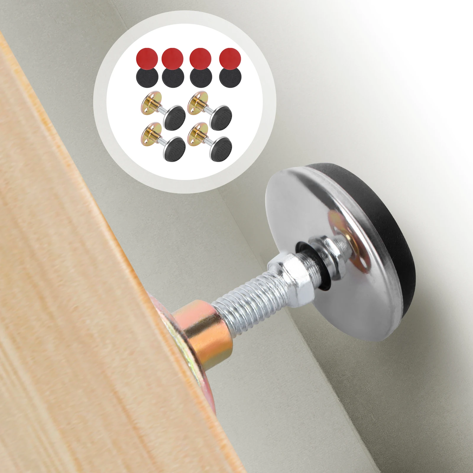 

Bedside Fixator Stabilizer Anchor Support Anti Shake Tool Furniture Crib Bed Frame Fasteners Self adhesive Premium Material Long