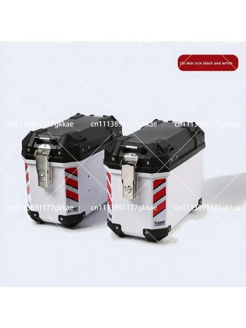 Motorcycle Side Box Large Capacity Waterproof Drop Resistant Universal Trunk for Both Sides