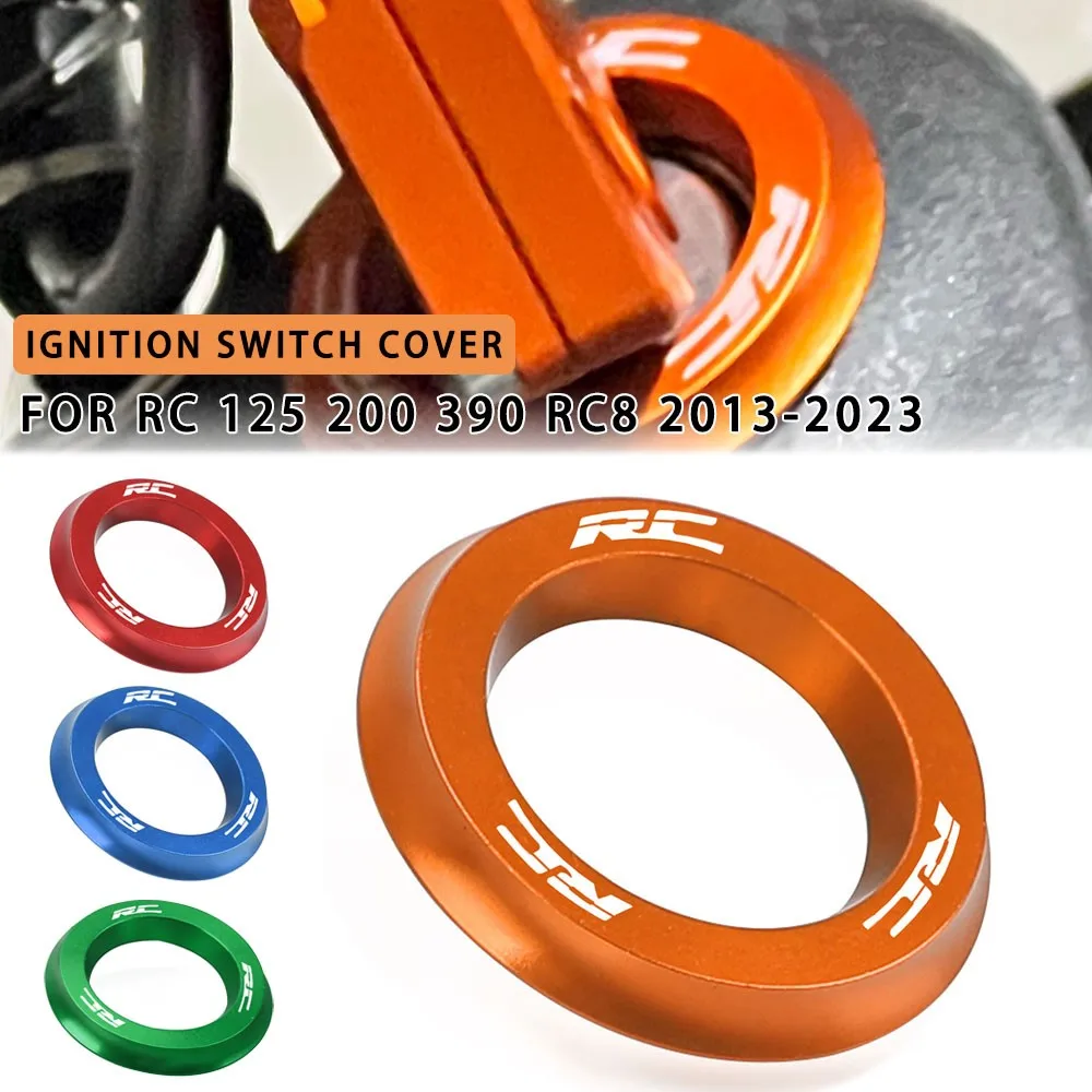 Motorcycle Accessories Lgnition Switch Cover Ring Circle For RC 125/200/390 RC125 RC200 RC390 RC8 2013 2014 2015 2016-2022 2023