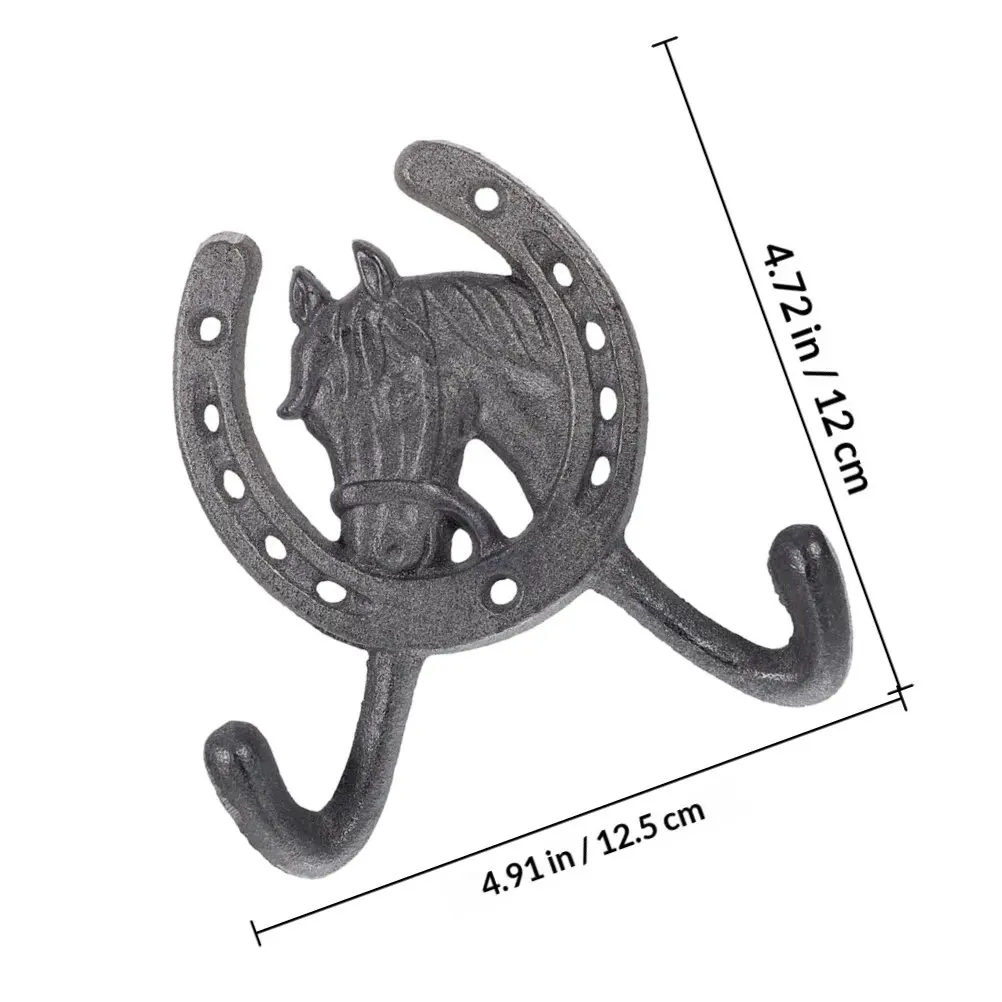 4 pcs Hooks Wall Decorative Key Halloween Christmas New Year Cast Iron Wall Hook Cast Iron Wall Hooks Cast Iron Wall Hanger