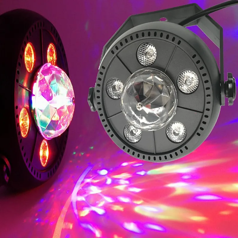 Rotating Par Light Colorful Mini Magic Ball DMX Laser Projector Stage Lighting DJ Disco Party Holiday Dance Wedding Effect Lamp