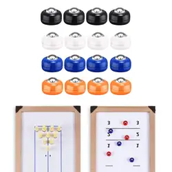 16Pcs Mini Shuffleboard Pucks Shuffleboard Rollers Set 25mm Tabletop Sliding