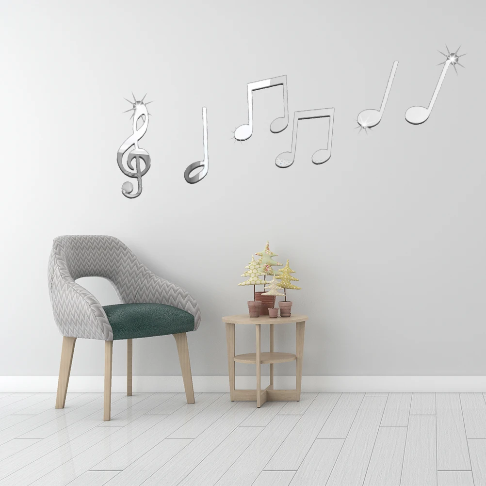 

Acrylic Mirror Wall Sticker Home Decoration Clear Mirror Effect Non Toxic Waterproof Easy To Paste On Any Flat Surface