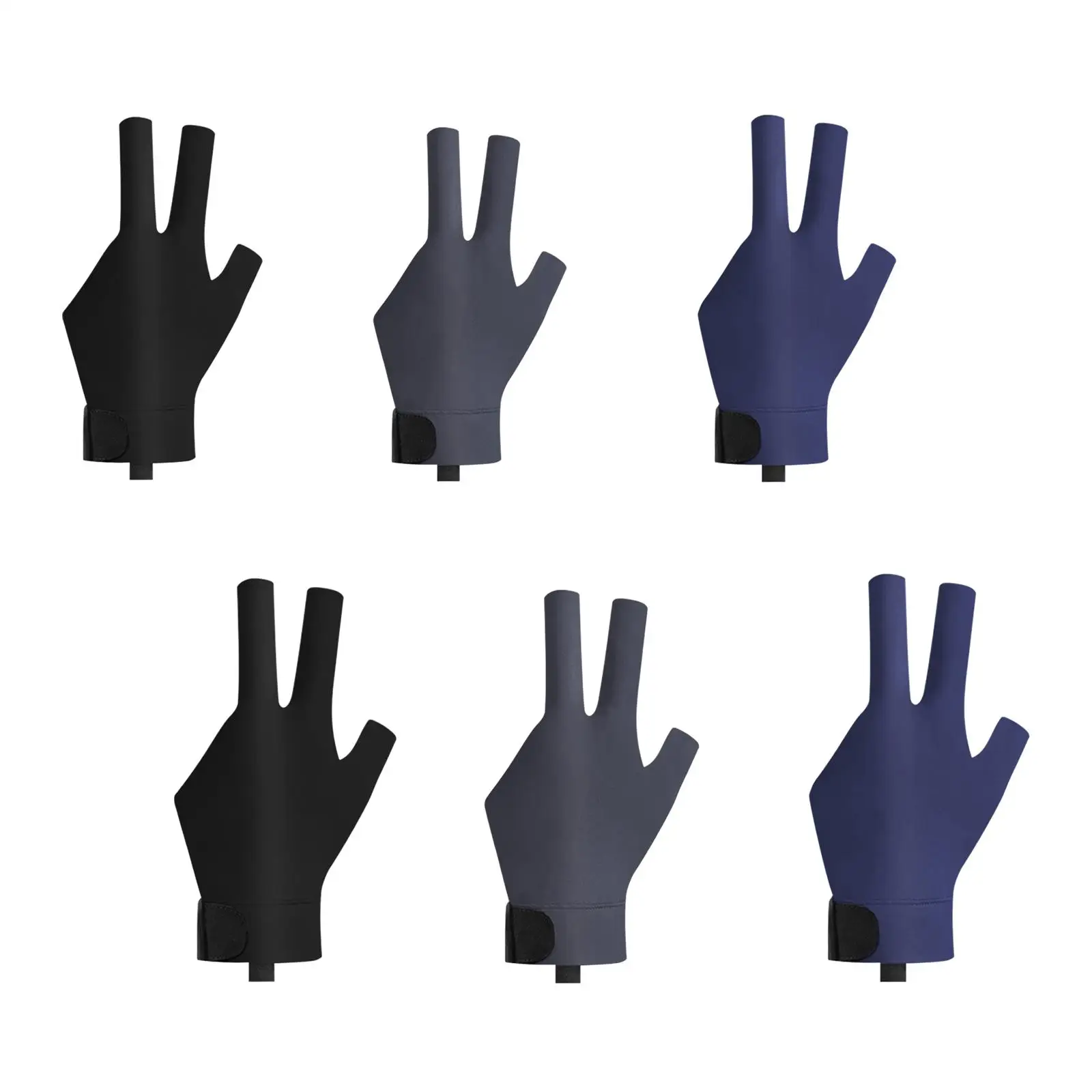 

Перчатки для бильярда с 3 пальцами для женщин и мужчин, аксессуар для снукера, противоскользящие профессиональные перчатки для кия для бассейна, спортивные перчатки для снукерного кия