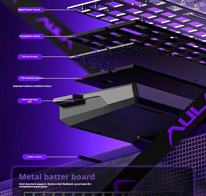 AULA WiN 60 Magnetic Axis Keyboard RT Custom Mechanical Wired Connection for Gaming with Webdriver for 8K Response Rate