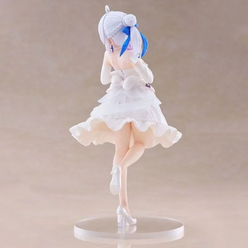 أنيمي الشكل تمثال نموذج فستان الزفاف فستان Elaina الدائمة المشهد البلاستيكية سطح المكتب لعبة الديكور #4