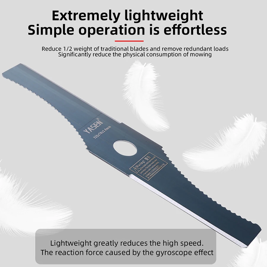 MICROGUO S 모델 잔디깎이, 톱니날 1인치, 정원 도구, 정원용 브러시 커터 잔디 다듬기 헤드