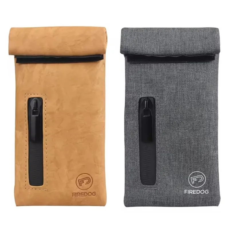 

Oxford Fabric Pocket Size Tobacco Pouch Carbon Lined Zipper Sealed Portable Travel Smokers Durable Smell Proof Accessory