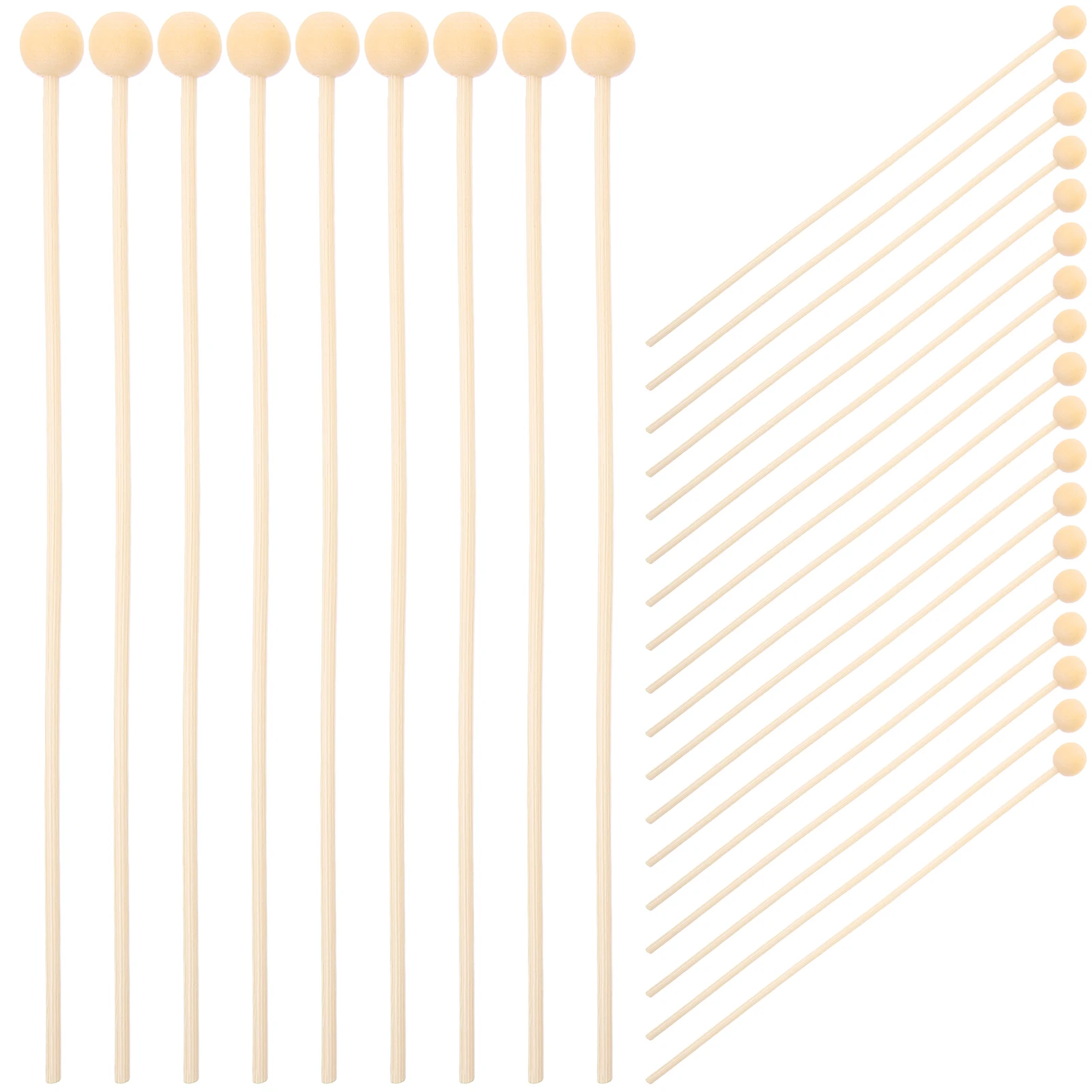 

50pcs Aromatherapy Sticks Wooden Office Diffuser Diffuser 1 2cm Beads 20cm Length Desk Office Bathroom Plant Smell