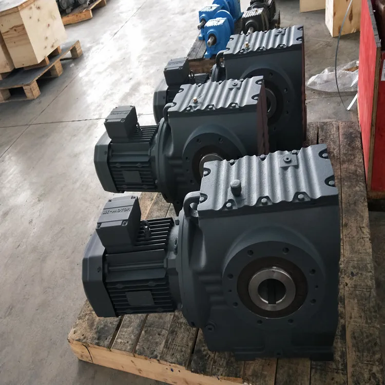 Multi-speed Worm Gear Helical Gear Reducer With Frequency Conversion Brake Motor Multi-speed Ratio Power Selection