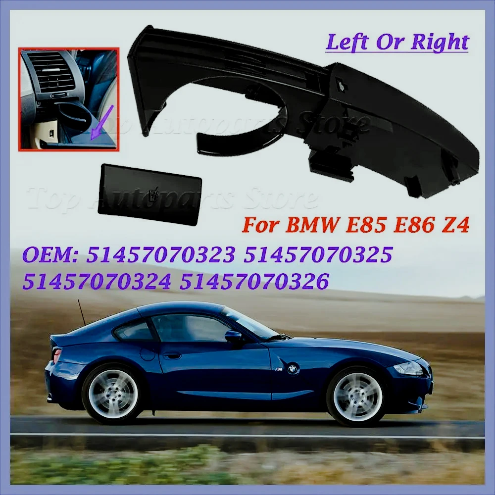 

PL-Portavasos para salpicaro coche negro 51457070323 51457070325 Para BMW E85 E86 Z4 51457070324 Accesorios para automó