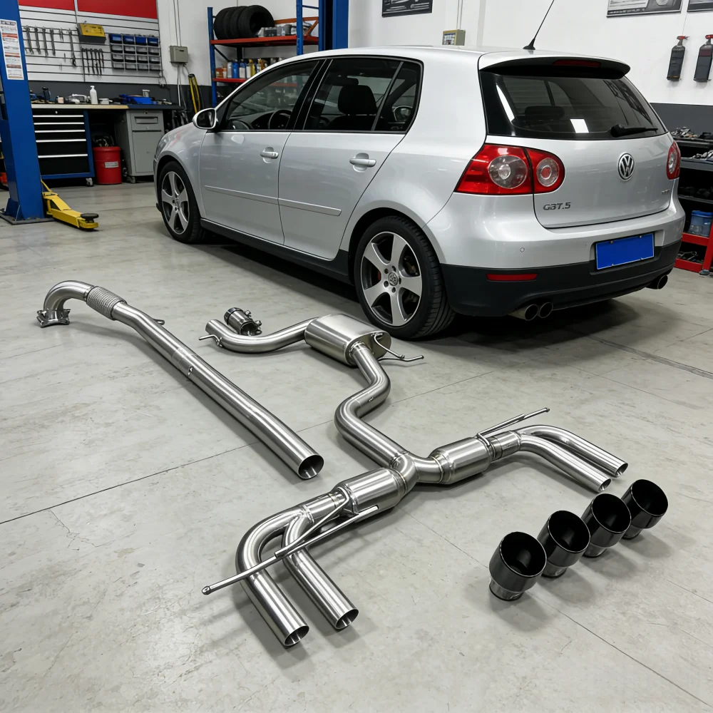 

Выхлопная система Valvetronic Catback и даунпайп для Volkswagen Golf 5 GTI 2.0T 2004-2005, нержавеющая сталь, глушитель