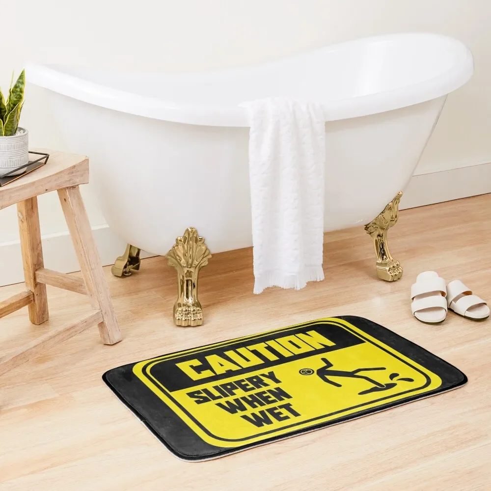 

Caution Slippery When Wet Bath Mat Absorbent Rug Bathroom Floors Mats In The Bathroom Mat