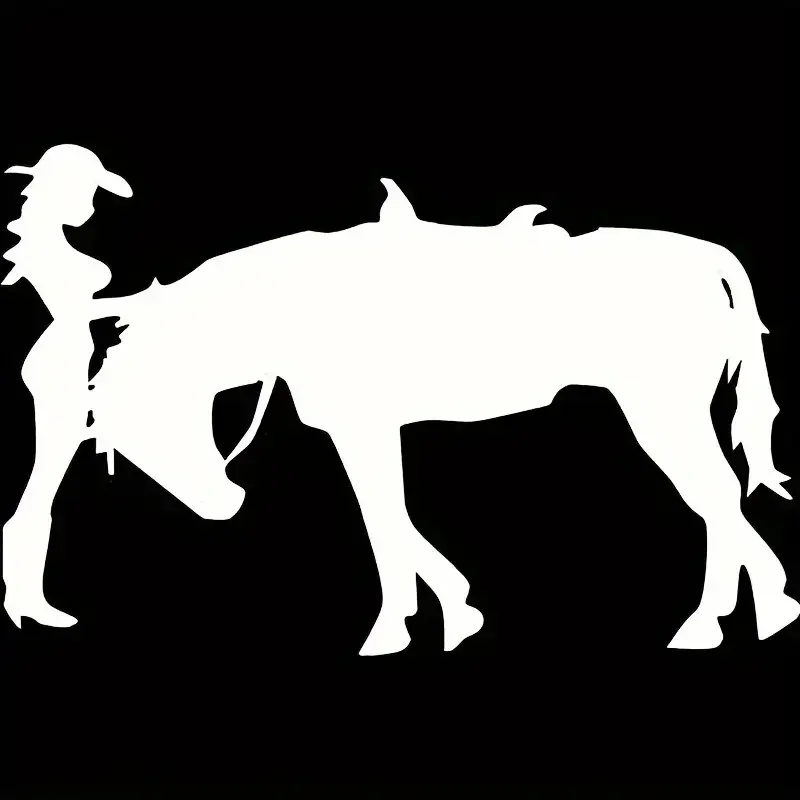 Horse and Western Beauty Decoration Car Motorcycle Laptop Skateboard Waterproof Sticker