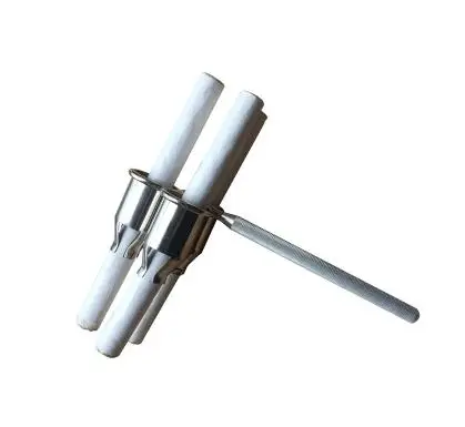 

Three holes with warm moxibustion moxibustion box suspended moxibustion with coarse article ai clamp frame instrument three mile