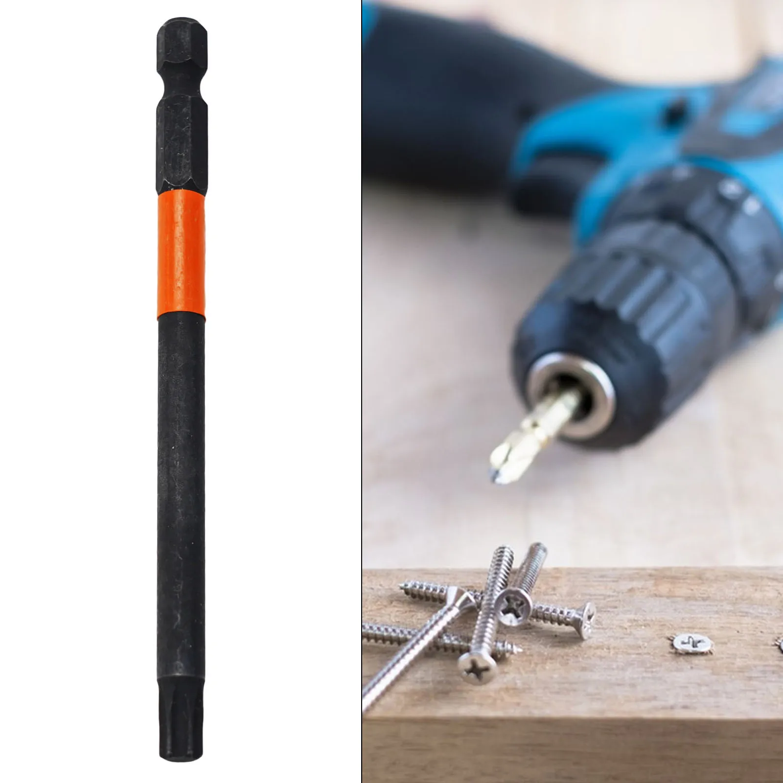Hand Tools Screwdriver Bit 100mm Alloy Steel 1/4 Hex Shank 1/4 Inch Hex Head Brand New Practical Silver T10-T40