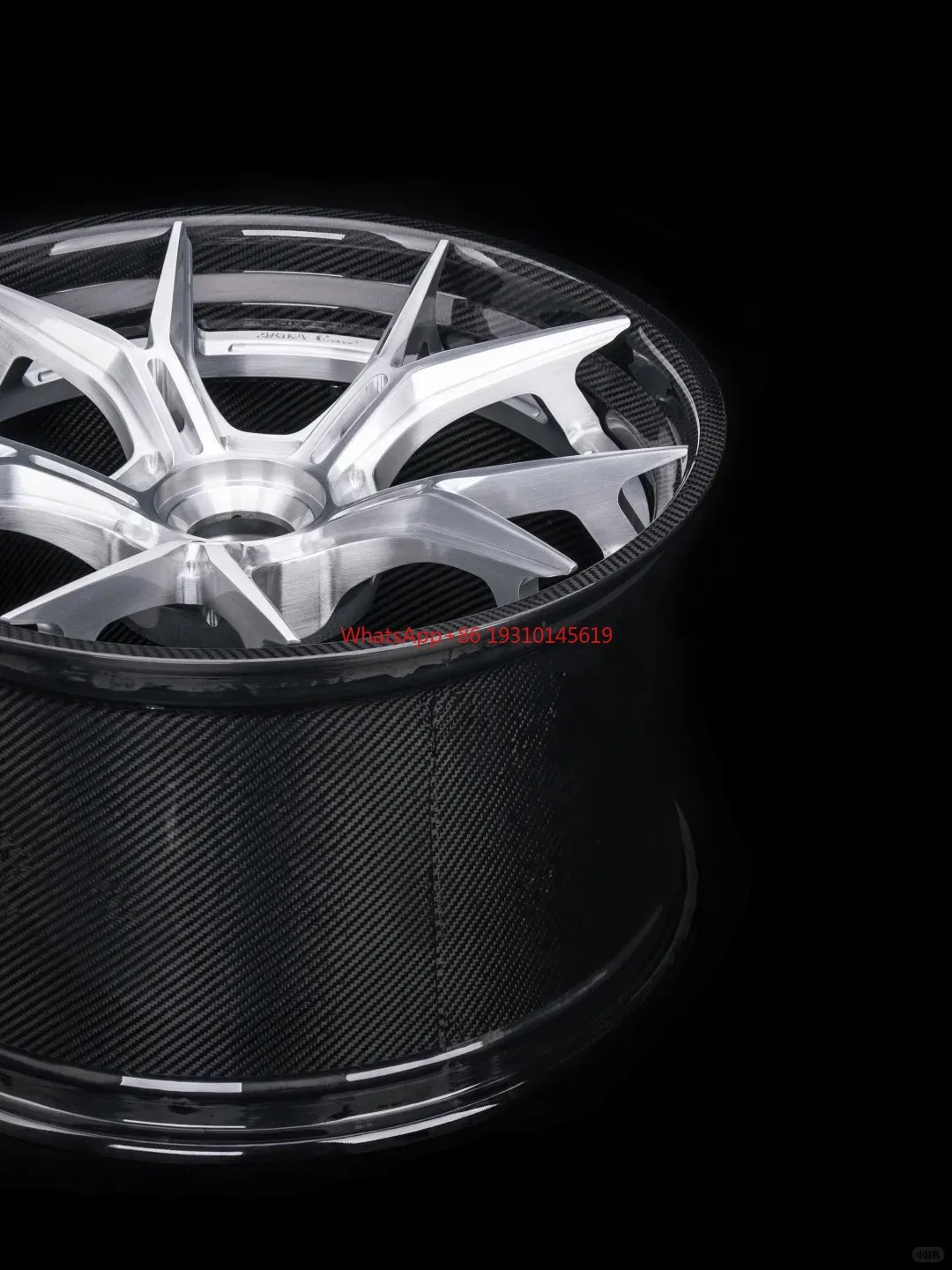 

17/18/19 Inch Carbon Wrapped RIA Alloy Wheels 5x112 5x114.3 5x120 5x108