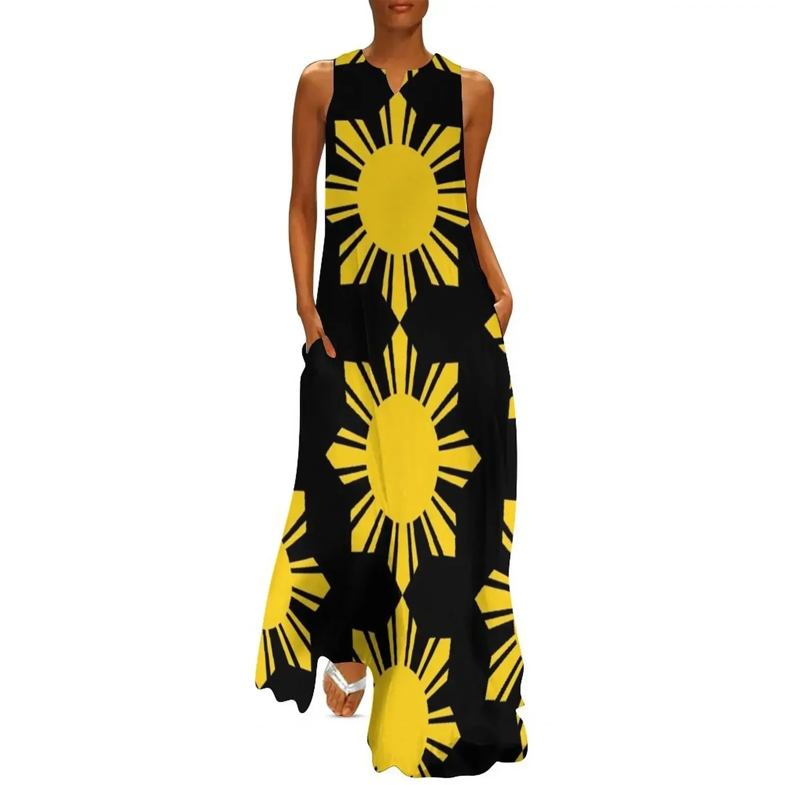 

Filipino Sun Long Dress sexy dress dress korean style Elegant gown Evening gown