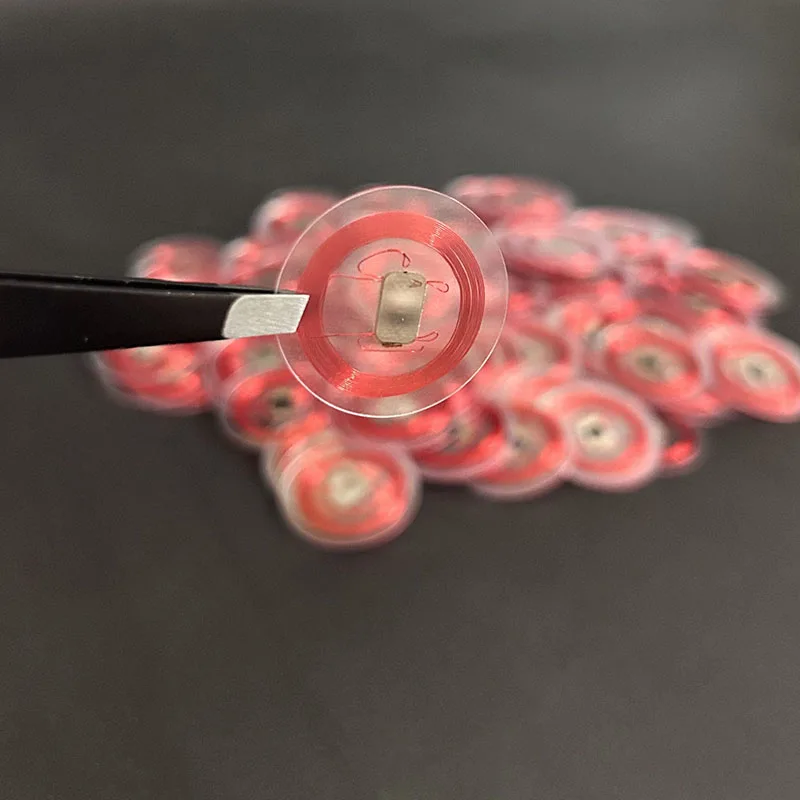 CUID Tag Gen2 electronic rewritable smart key NFC clone token 13.56Mhz 1K S50 ISO14443 changeable Transparent Coin Magic Card