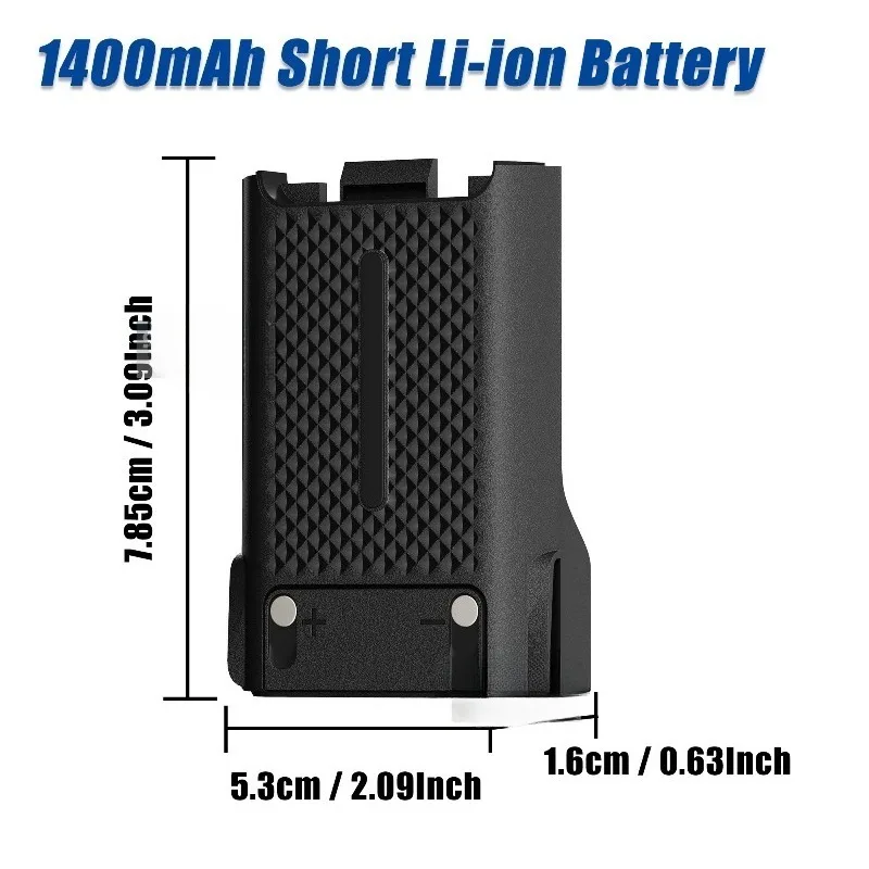1400mAh 7.4V BP6828SG Li ion Battery with Type C Port for Quansheng UV-K1 UV-K1(8) Long Battery Pack