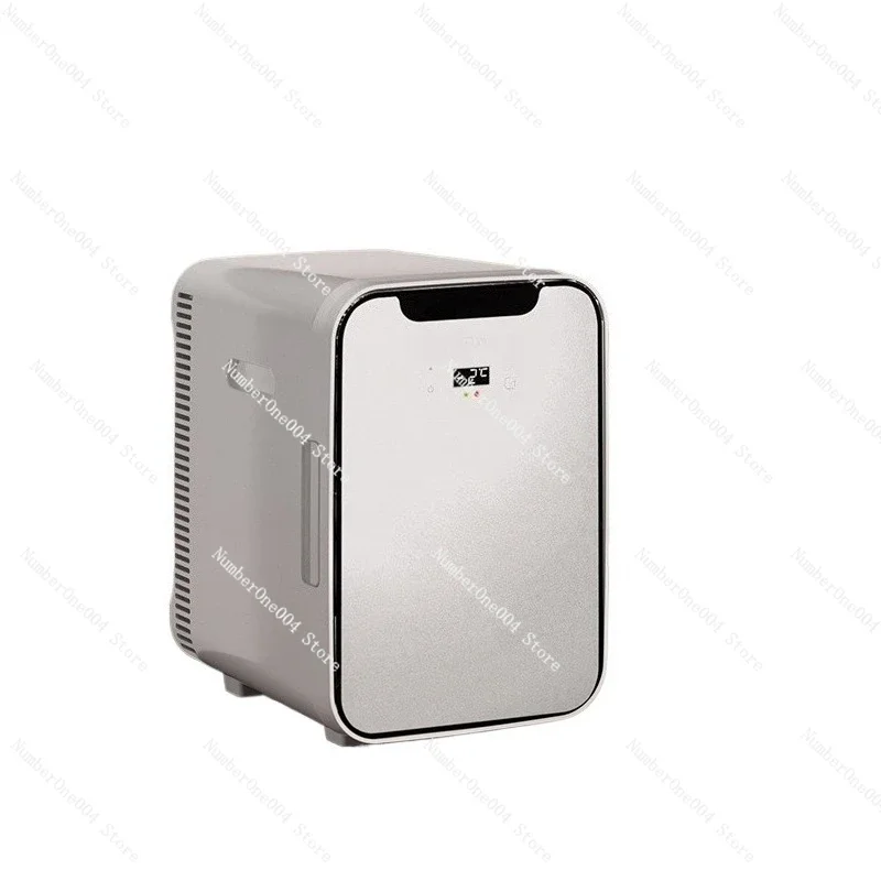 Mini Fridge - Dual Use for Home/Car, Cosmetic & Medicine Cooler, Compact Freezer for Ice Cream/Beverage