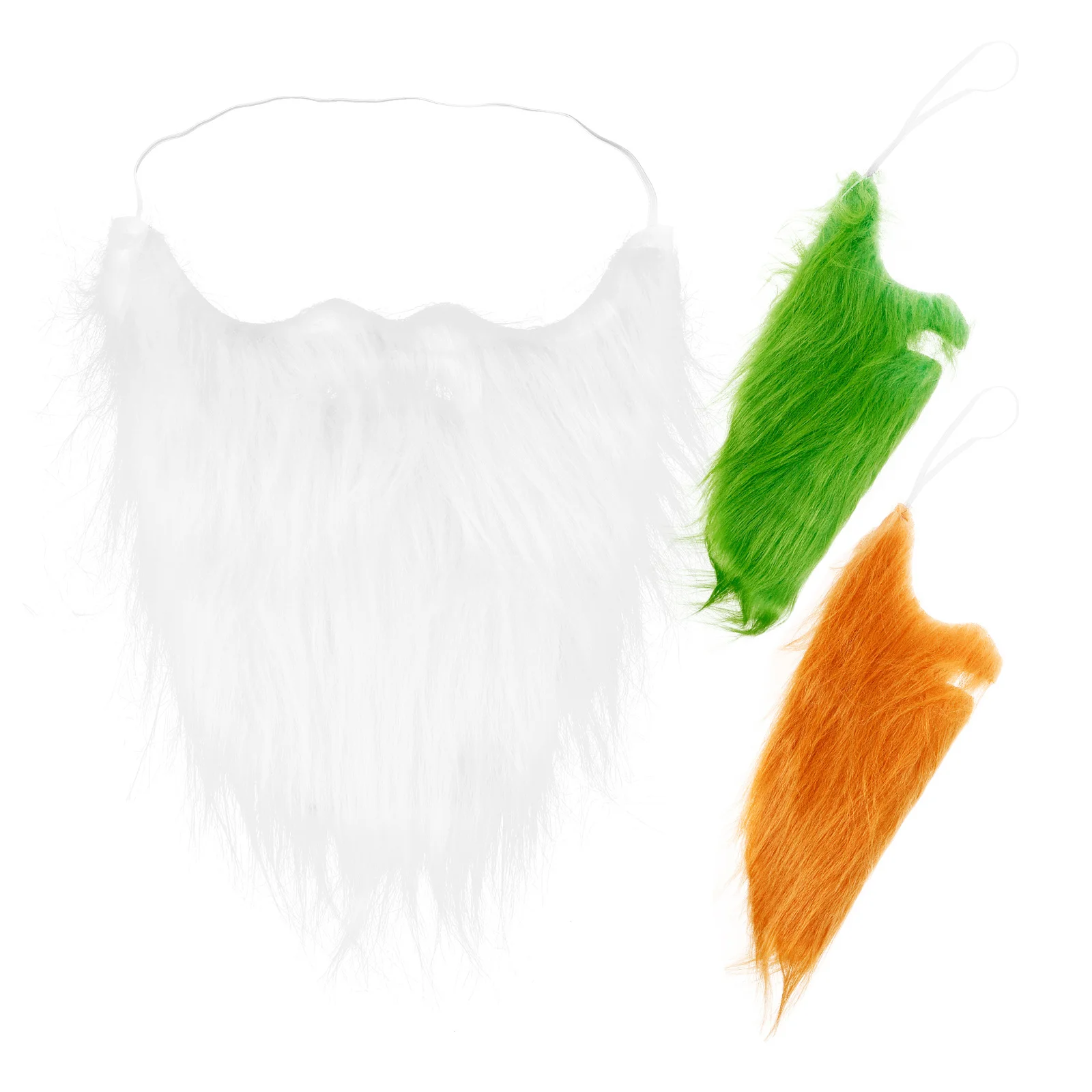 3 قطع من دعامة اللحية المزيفة، شارب واقعي نابض بالحياة، مريح مناسب لحفلات الهالوين التنكرية وحفلات أعياد الميلاد، شارب واقعي