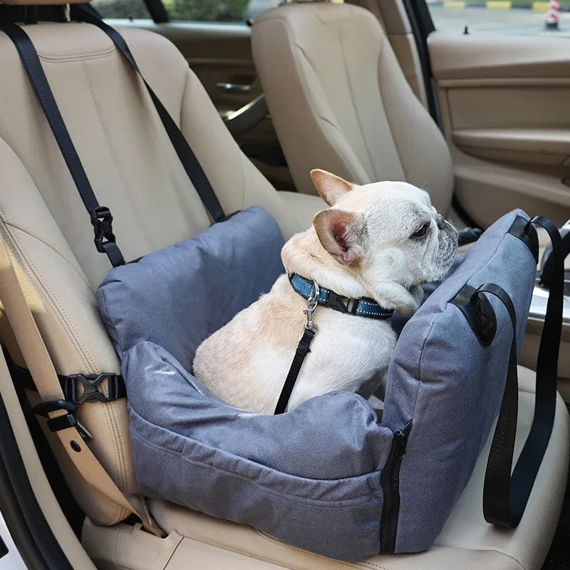 Waterproof Dog Car Seat Cover Thick Pet Nest Cushion Handbag Detachable and Washable Ultra Soft Portable Cat Dog Car Travel Bed