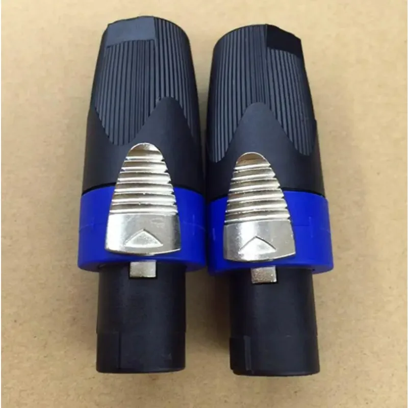 10pcs/LOT New type NL4FX Speakon 4 Pole Plug Male Audio Speaker Connectors