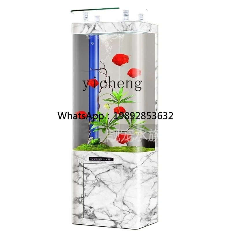 G-Z1  living room bottom filter household integrated forming intelligent aquarium ecological vertical goldfish tank