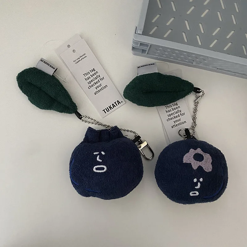 Funny Expression Green Onion Doll Keychains Creative Plush Vegetable Keychains Cute Eggplant Stuffed Keyrings For Bag Pendant