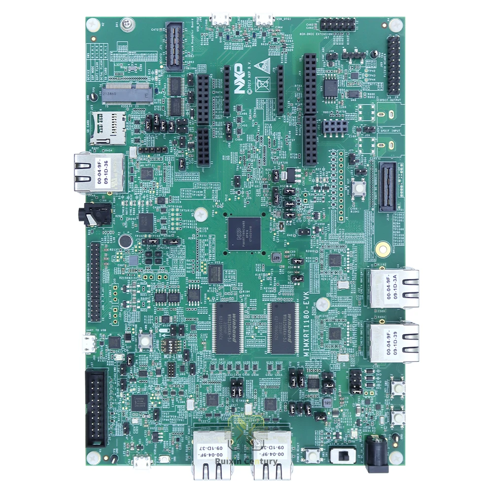 Плата для оценки микроконтроллеров MIMXRT1180-EVK i.MX ARM Cortex-M7 Cortex-M33, 800 МГц M7, 240 МГц M33, 1.5 МБ SRAM, 64 Мбит HyperRAM, Оригинал