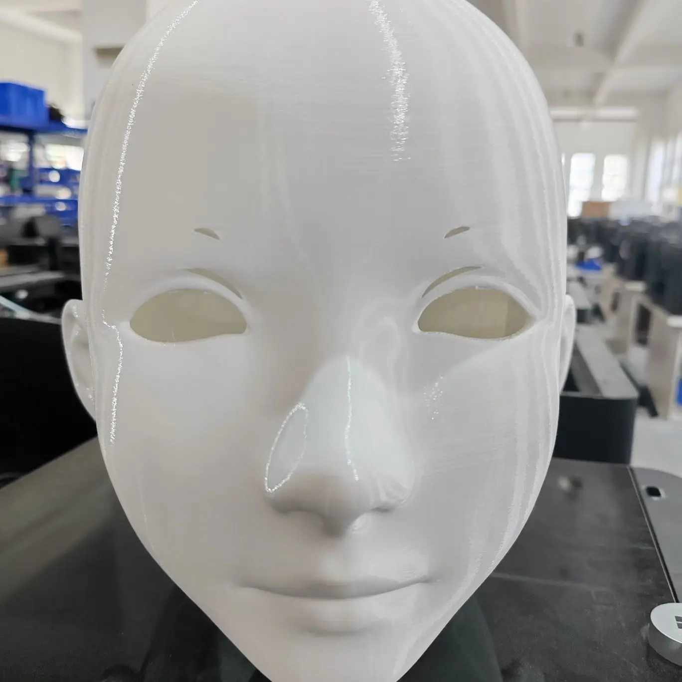 Personalizacja Postaci Chłopiec/Bily Kigurumi Półmaska z Zamkiem Anime Cosplay Kigurumi Maska DIY Anime Biała Forma