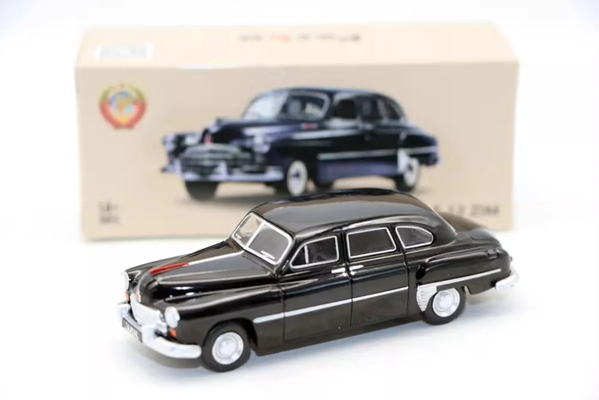 

1: 64 alloy GAZ-12 ZIM Soviet car model,vintage simulation antique car ornaments,collectible gifts,wholesale