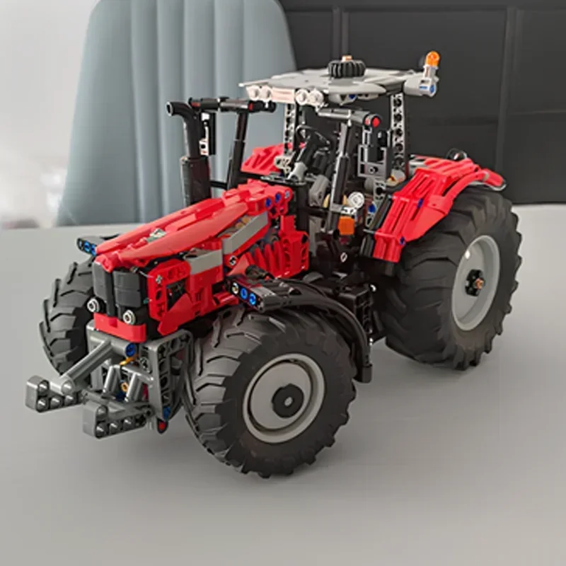 1137 STKS Massey Ferguson 7480 Tractor Model Moc Bouwstenen Diy Creatieve Educatief Stapelen Bricks Speelgoed Kid Kerstcadeaus