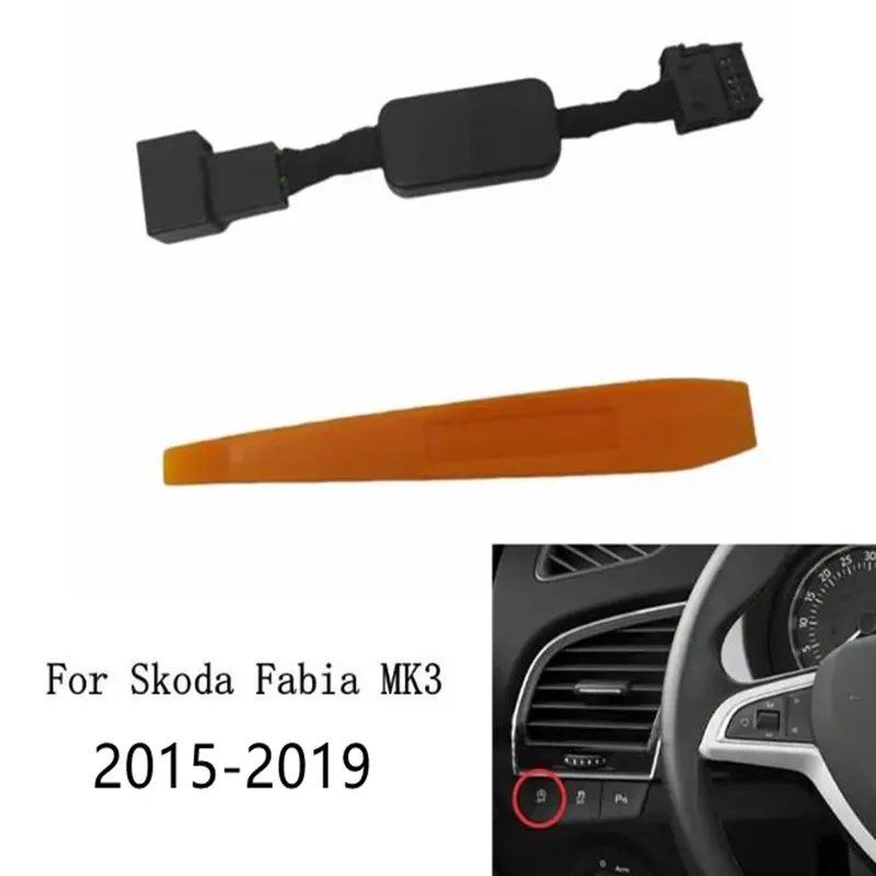 

Для Skoda Fabia MK3 2015-2019 автоматическая остановка запуска системы двигателя выключение устройства управления сенсором штекер остановки отмены кабеля адаптера