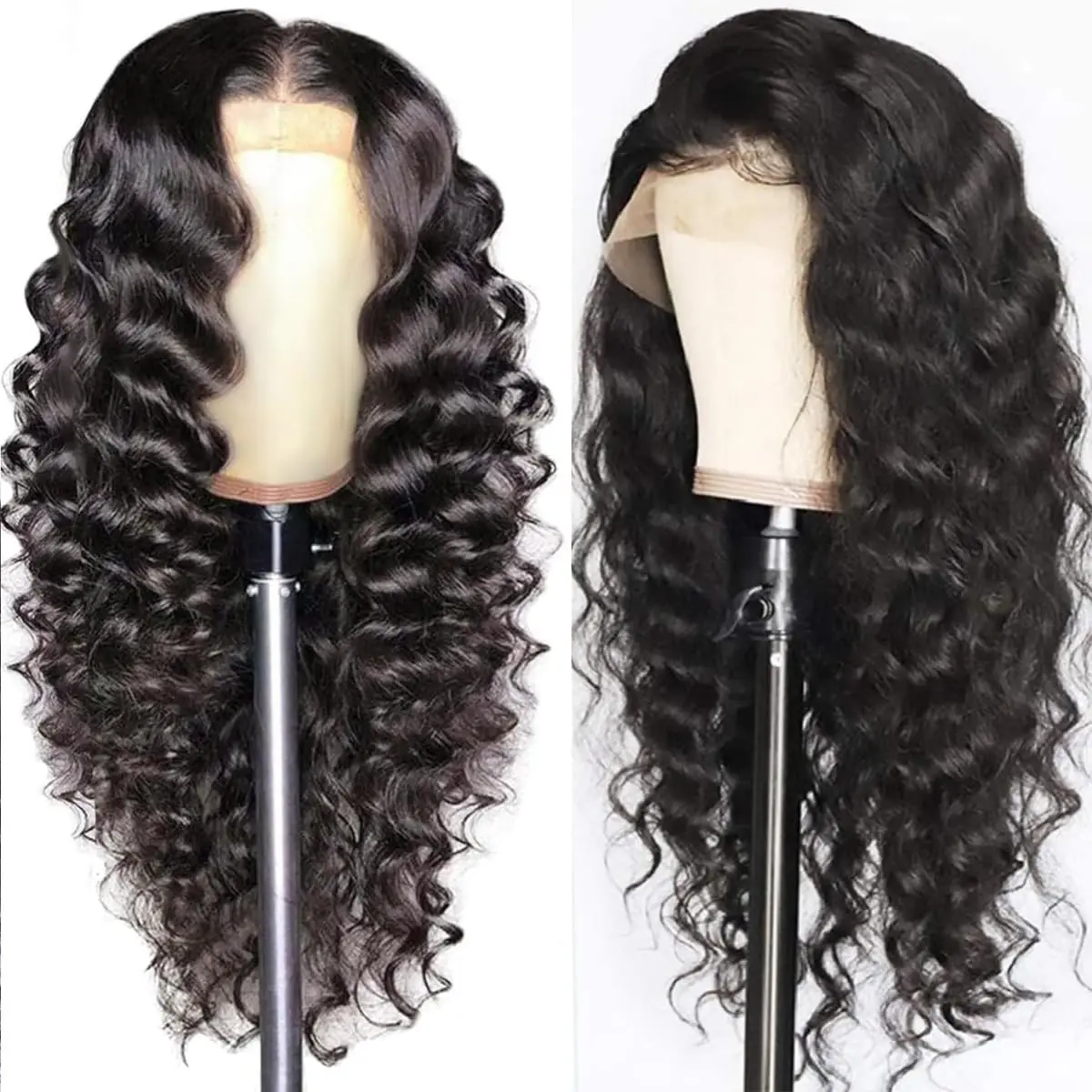 hd lace wig 13x4 Frontal Wig Human Hair Loose Deep Wave Wig Curly Wigs For Women choice Pre Plucked  30 34 Inch Water Wave Front