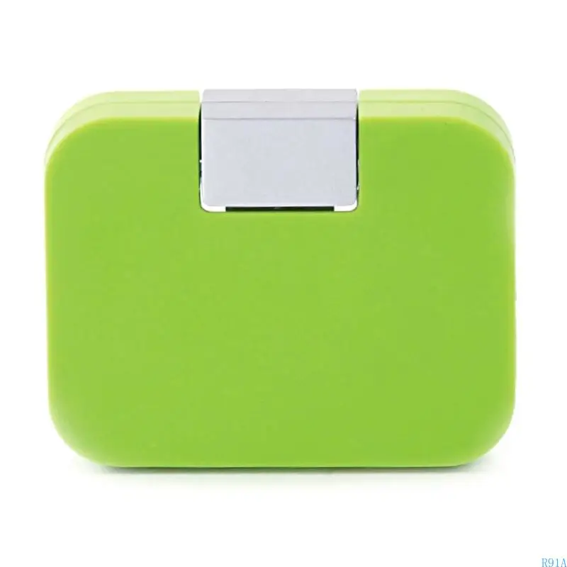 R91A упаковка 4pcs Fast Speed ​​4 Port USB 2.0 Складируемый дизайн складной дизайн для повышения производительности в офисе или