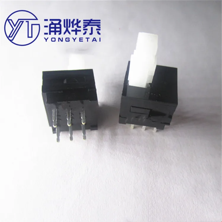YYT 5PCS SPPH110800 Sharp TV switch 6-pin eccentric self-locking LCD 10*10*17