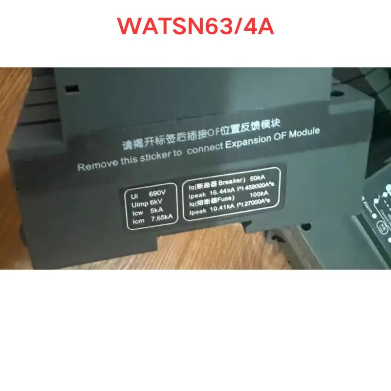Used OEM disassembled parts WATSN63/4A Dual power automatic transfer switch Functional test OK Fast delivery