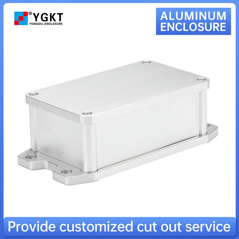 DIY Electronic Project Case Power Enclosure Electronic Metal Project Housing Aluminium Waterproof Junction Box L02A 80*80MM