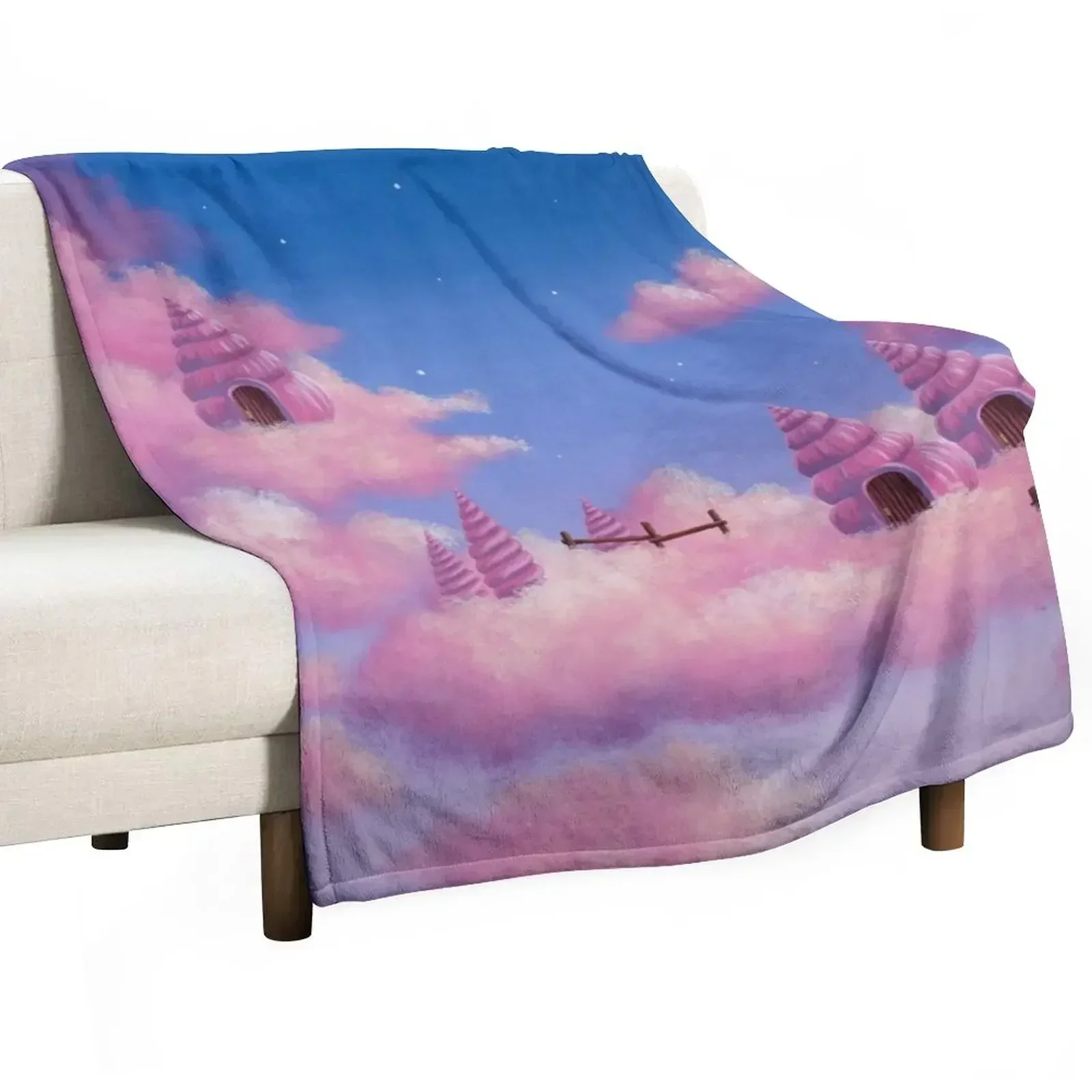 Pink Dreams Throw Blanket Decorative Sofas Flannels Bed linens Luxury Designer Blankets