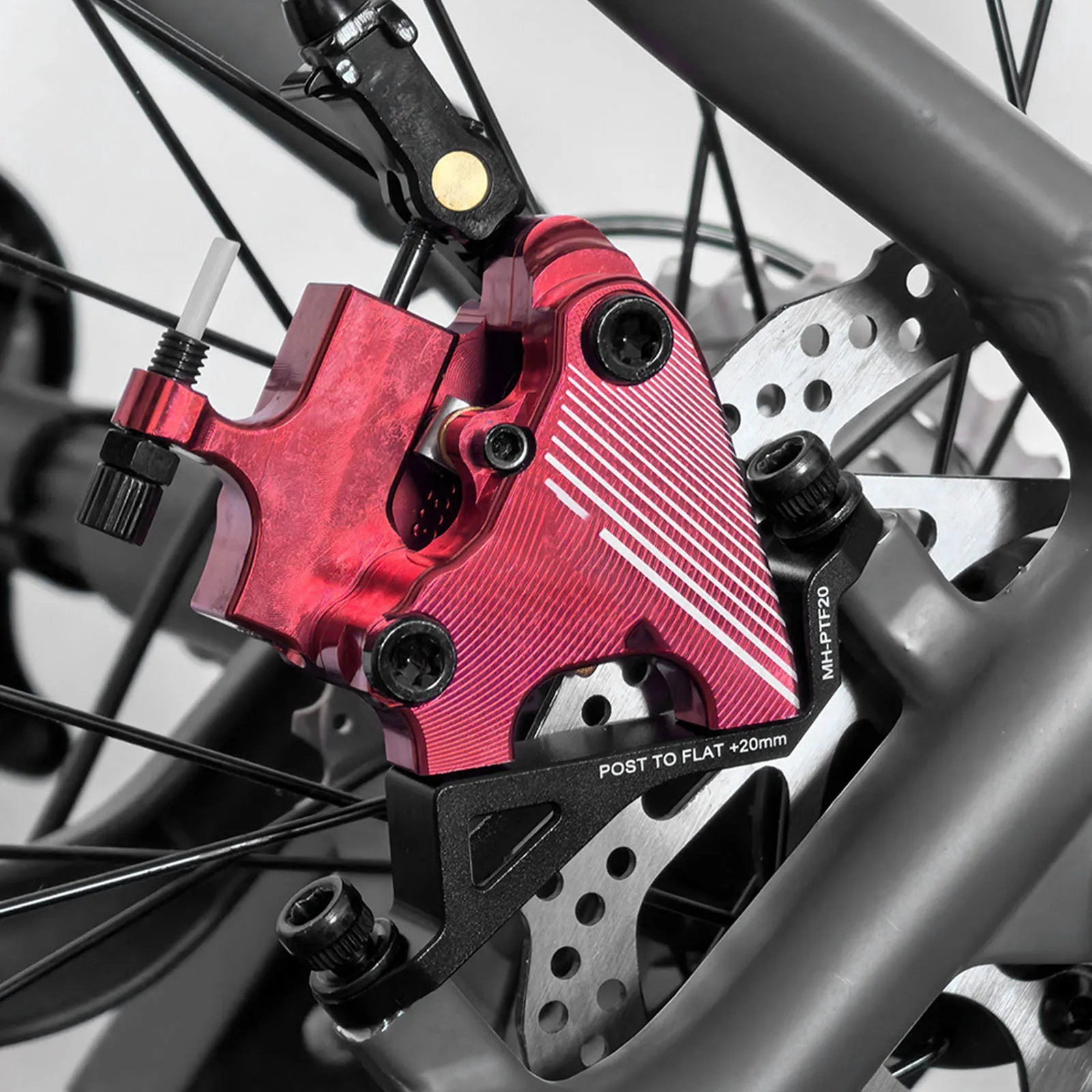 Post Mount To Flat Mount Brake Adapter PM To FM Disc Brake Bracket Converter 140mm / 160mm Aluminum Alloy Bike Accessories